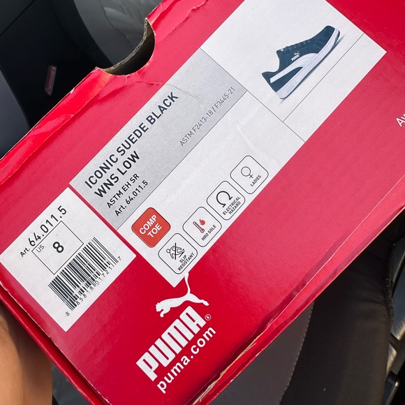 PUMA Safety Iconic Suede Low Composite Toe Shoe - Picture 2 of 6